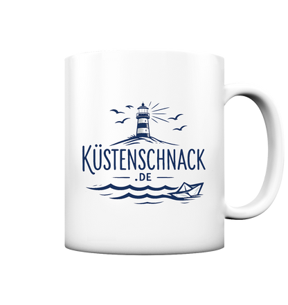 Kaffee mit Küstenblick – Küstenschnack Kaffeebecher