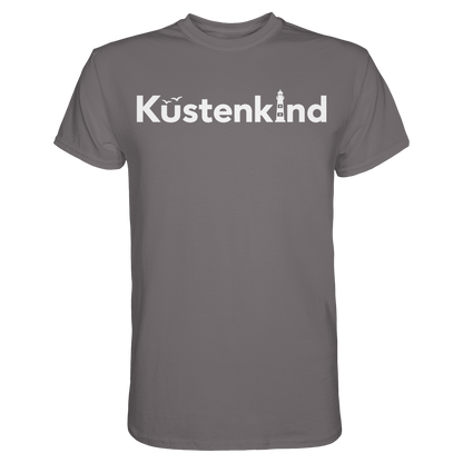 Küstenkind - maritimes T-Shirt aus Baumwolle. Wo kommst Du her ?