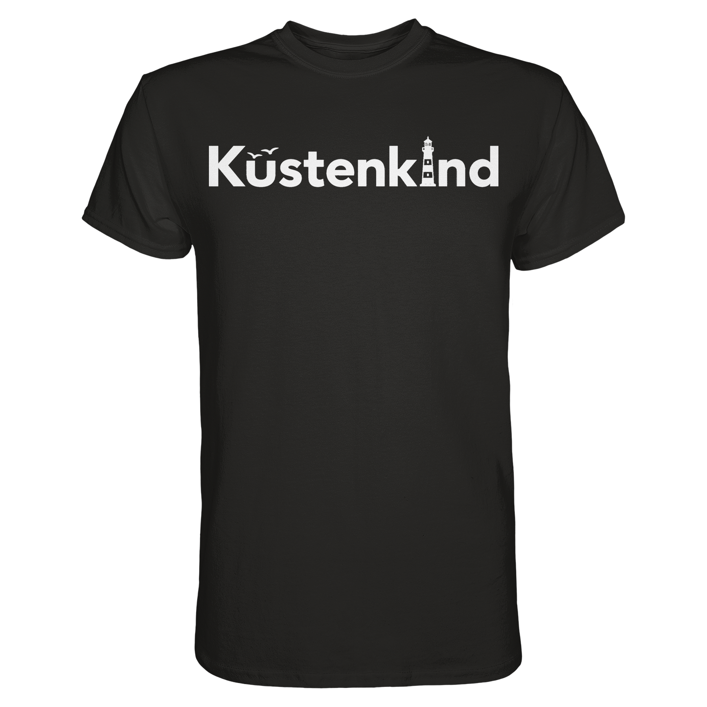 Küstenkind - maritimes T-Shirt aus Baumwolle. Wo kommst Du her ?