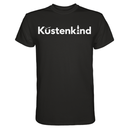 Küstenkind - maritimes T-Shirt aus Baumwolle. Wo kommst Du her ?