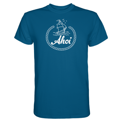 Ahoi, Matrose – Maritimes Segelschiff Motiv auf Premium Shirt