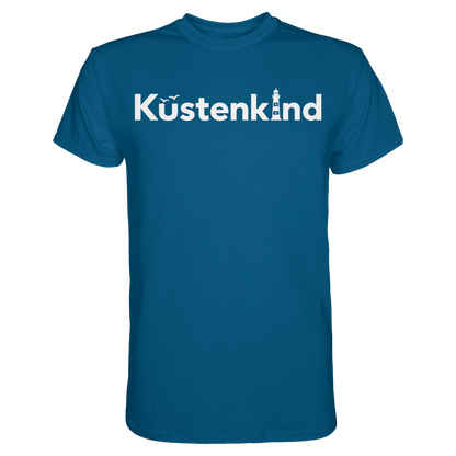 Küstenkind - maritimes T-Shirt aus Baumwolle. Wo kommst Du her ?