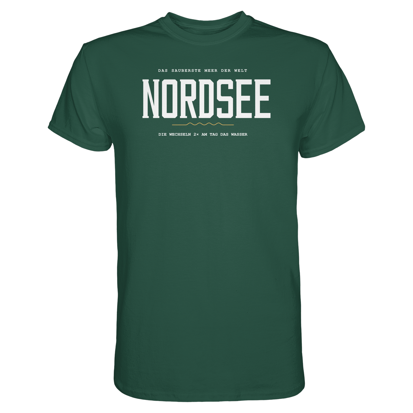 Nordsee – Damen T-Shirt mit Ebbe-und-Flut-Spruch