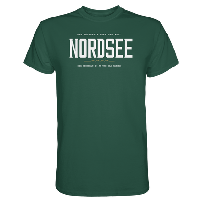 Nordsee – Damen T-Shirt mit Ebbe-und-Flut-Spruch