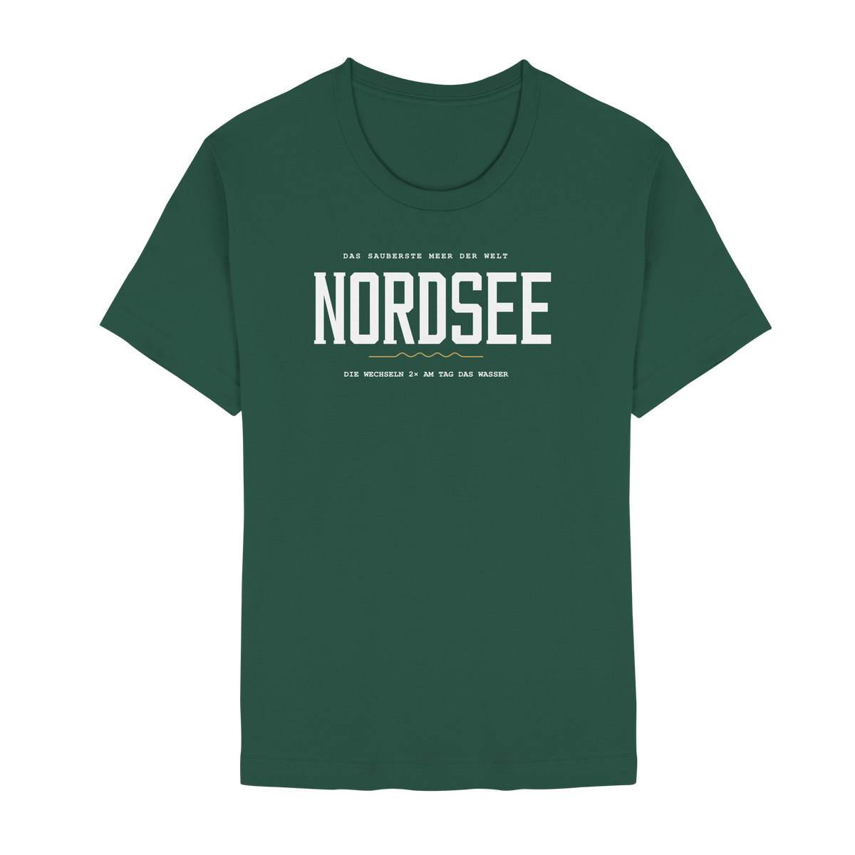 Nordsee – Damen T-Shirt mit Ebbe-und-Flut-Spruch