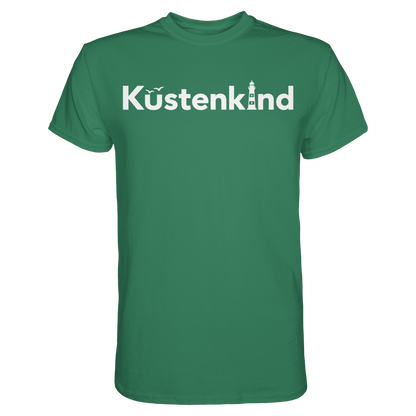 Küstenkind - maritimes T-Shirt aus Baumwolle. Wo kommst Du her ?