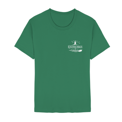 Ik fohr an de See – T-Shirt mit norddeutschem Spruch im Rückenprint