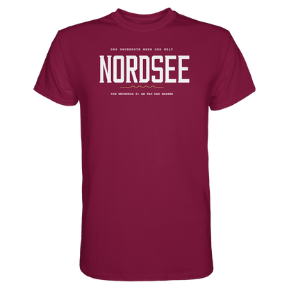 Nordsee – Damen T-Shirt mit Ebbe-und-Flut-Spruch