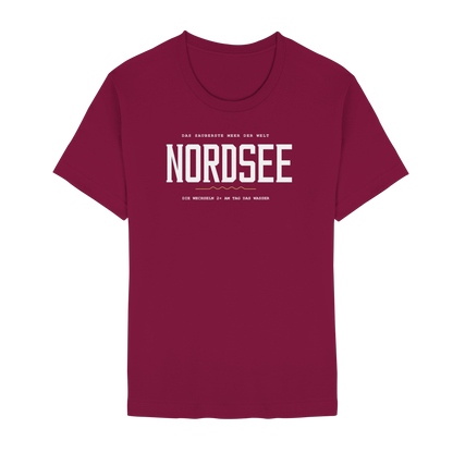 Nordsee – Damen T-Shirt mit Ebbe-und-Flut-Spruch