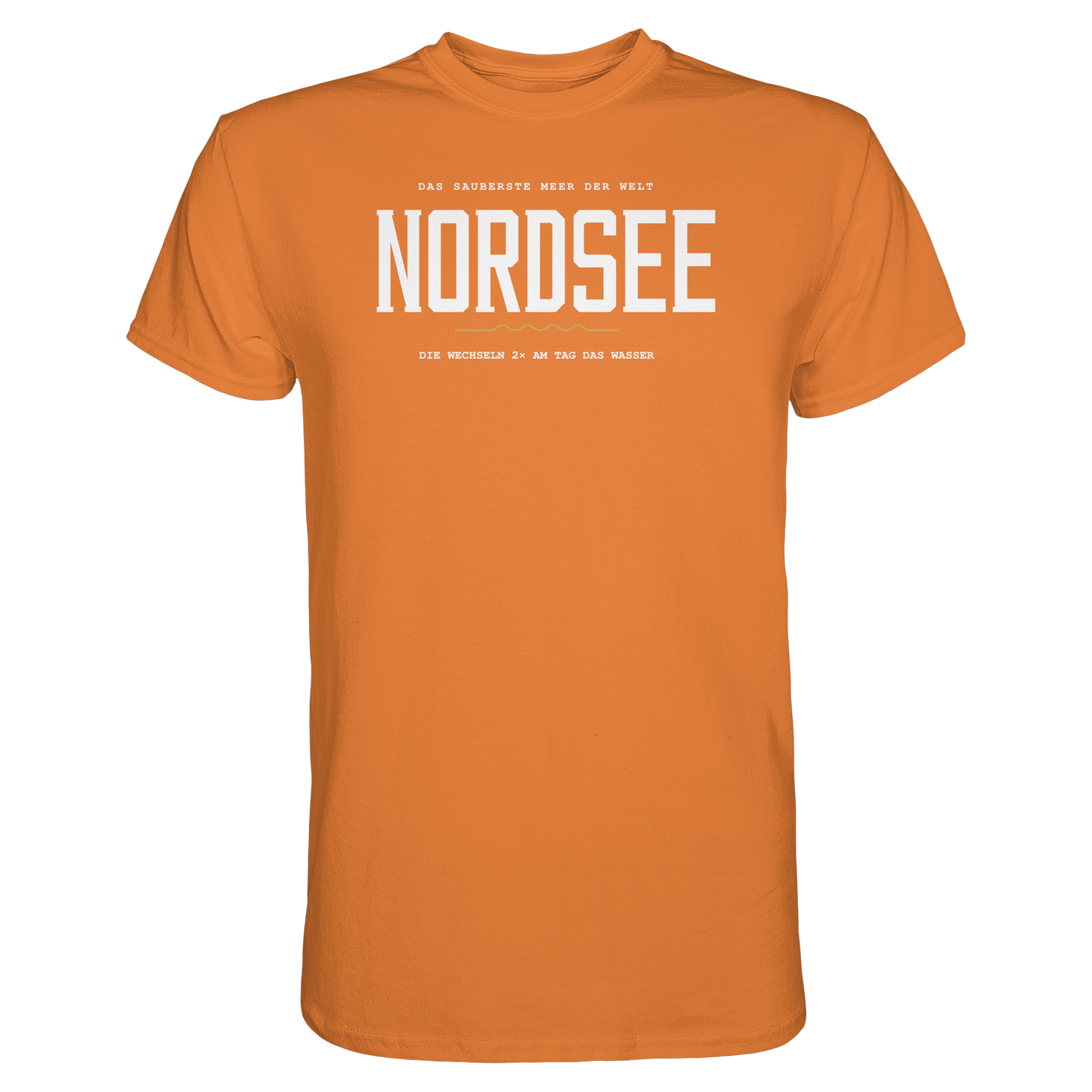Nordsee – Damen T-Shirt mit Ebbe-und-Flut-Spruch
