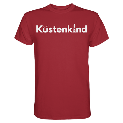 Küstenkind - maritimes T-Shirt aus Baumwolle. Wo kommst Du her ?
