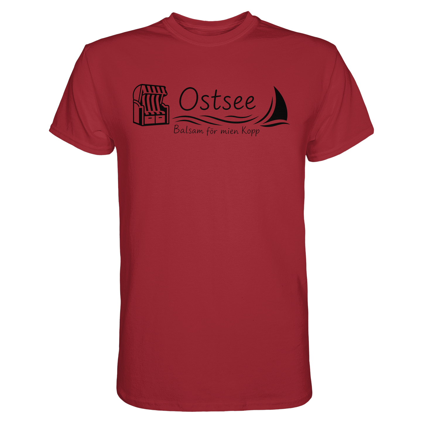 Ostsee – Balsam för mien Kopp - Unisex T-Shirt mit Print