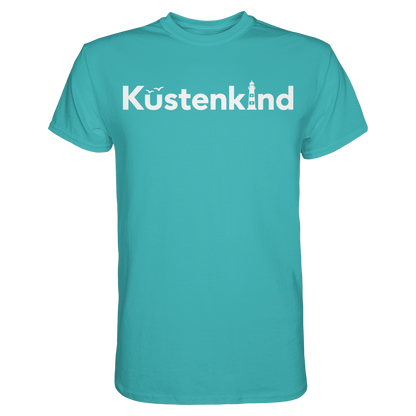 Küstenkind - maritimes T-Shirt aus Baumwolle. Wo kommst Du her ?