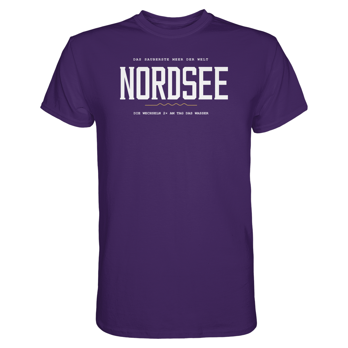 Nordsee – Damen T-Shirt mit Ebbe-und-Flut-Spruch
