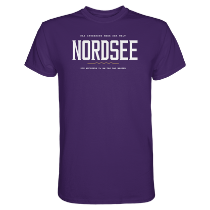 Nordsee – Damen T-Shirt mit Ebbe-und-Flut-Spruch