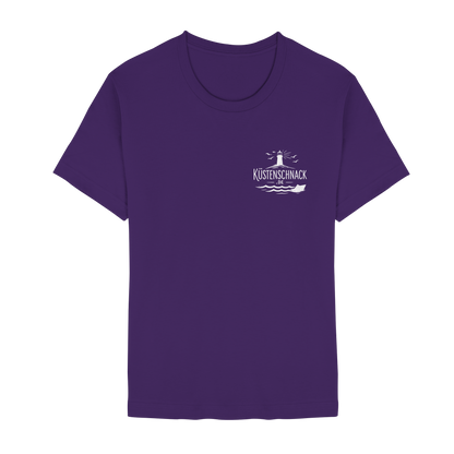 Ik fohr an de See – T-Shirt mit norddeutschem Spruch im Rückenprint