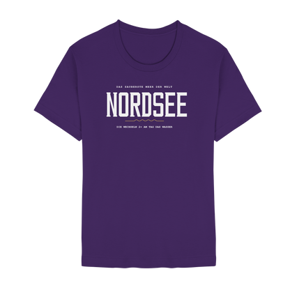 Nordsee – Damen T-Shirt mit Ebbe-und-Flut-Spruch