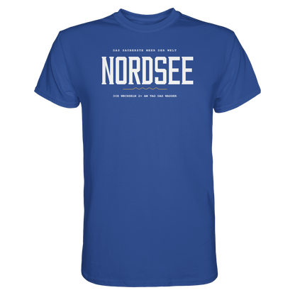 Nordsee – Damen T-Shirt mit Ebbe-und-Flut-Spruch