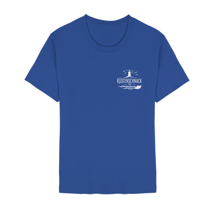 Ik fohr an de See – T-Shirt mit norddeutschem Spruch im Rückenprint