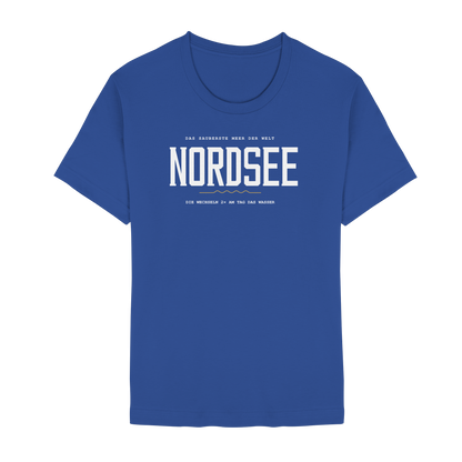 Nordsee – Damen T-Shirt mit Ebbe-und-Flut-Spruch