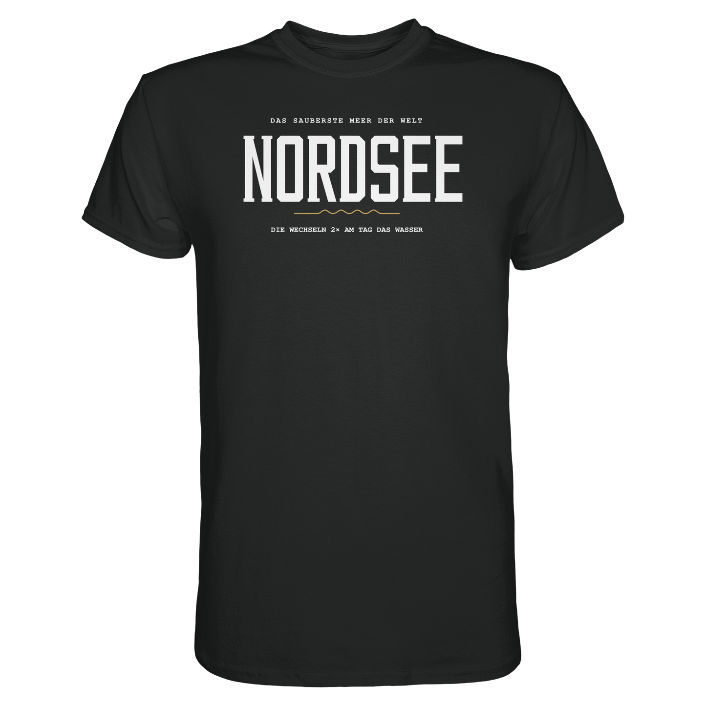 Nordsee – Damen T-Shirt mit Ebbe-und-Flut-Spruch