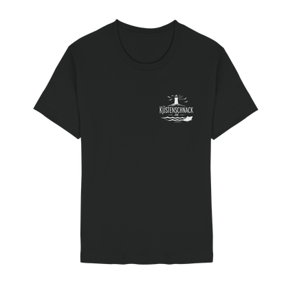 Ik fohr an de See – T-Shirt mit norddeutschem Spruch im Rückenprint