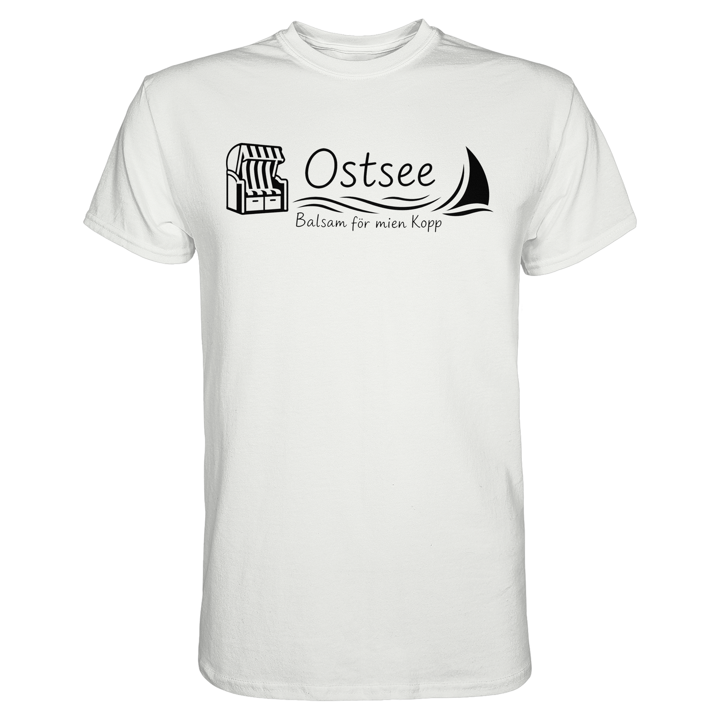 Ostsee – Balsam för mien Kopp - Unisex T-Shirt mit Print