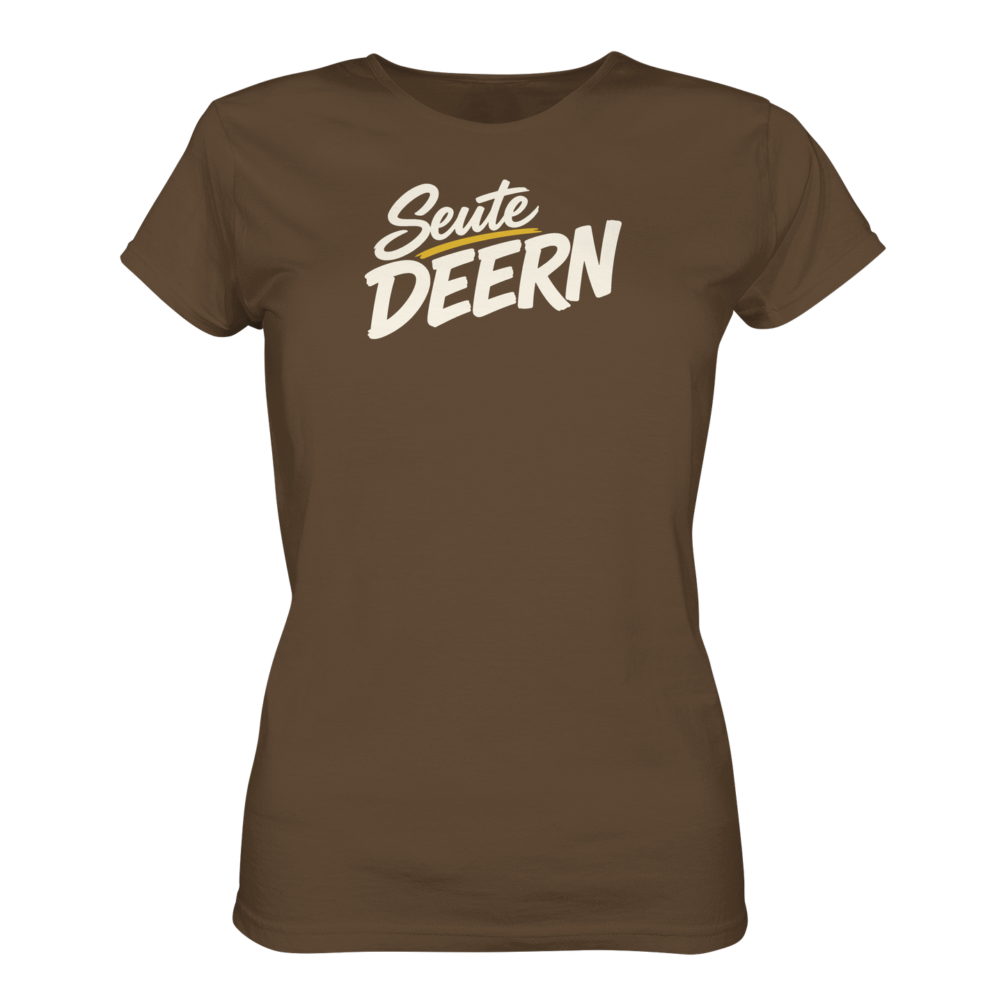 Damen T-Shirt „Seute Deern" – Norddeutscher Sprüche-Shirt, Slim Fit