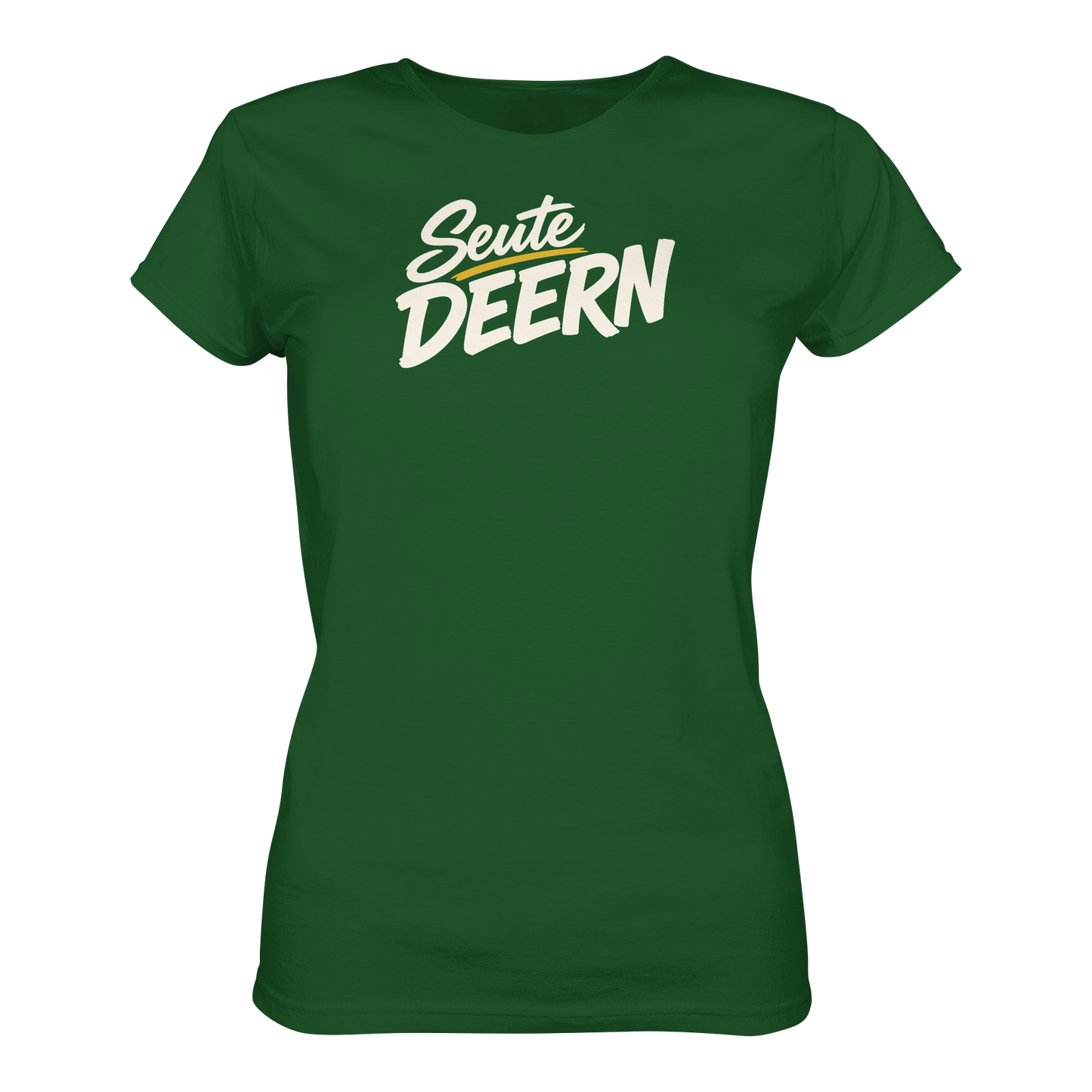 Damen T-Shirt „Seute Deern" – Norddeutscher Sprüche-Shirt, Slim Fit