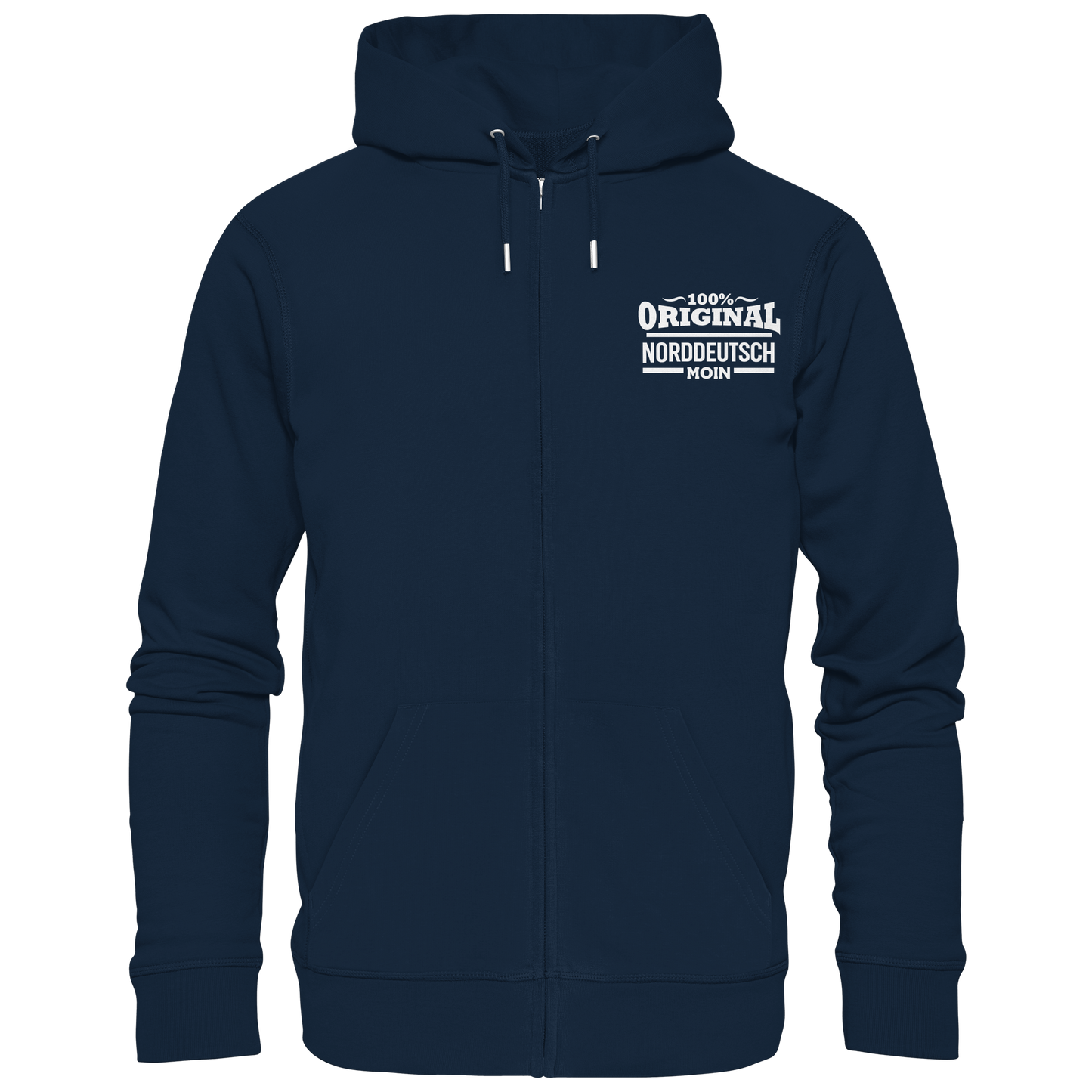 100% Original Norddeutsch – Zipper mit Reißverschluss für Küstenfans